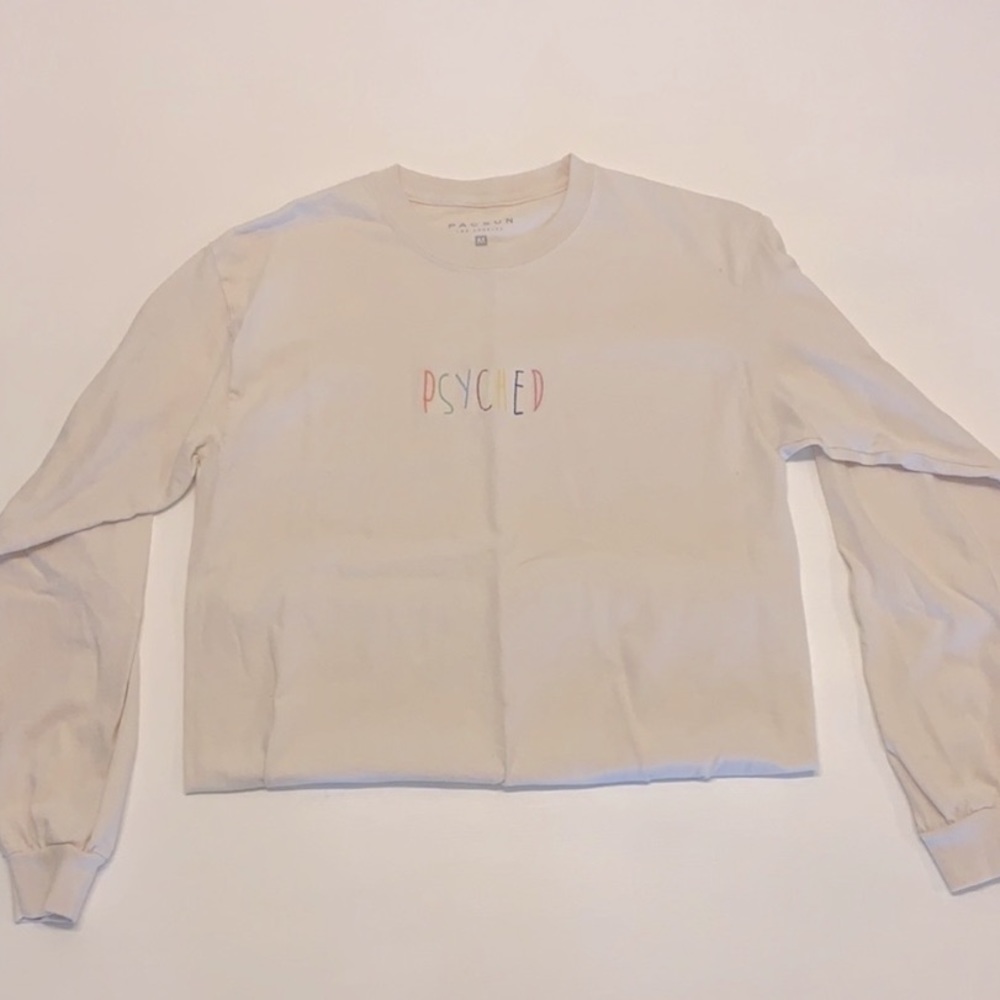 Men’s “Psyched” Long Sleeve T-Shirt